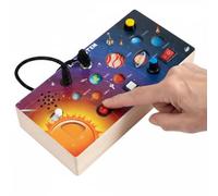 Wooden Circuit Activity Board with Light Switches for Adults