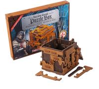 Wooden city puzzle 3D camera escape room