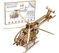 Wooden.City Kit Modello In Legno Da Costruire - Elicottero - Meccanico - Compleanno Per Adolescenti E Adulti - Giocattolo Fai Da Te Puzzle 3D - Taglio Laser