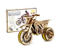 Wooden.City Kit Modello In Legno Per Costruire - Motocross - Meccanico - Compleanno Per Adolescenti E Adulti - Puzzle 3D Giocattolo Fai Da Te - Taglio Laser