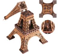 WOODEN.CITY Scatola di puzzle in legno Torre Eiffel - Puzzle 3D in legno per adulti | Escape Room | Scatola per trucchi in legno stile cluebox | 180 pezzi | Prodotto in UE