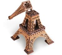 WOODEN.CITY Scatola di puzzle in legno Torre Eiffel - Puzzle 3D in legno per adulti | Escape Room | Scatola per trucchi in legno stile cluebox | 180 pezzi | Prodotto in UE