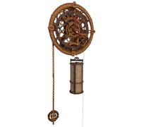 WOODEN.CITY Puzzle 3D per adulti - Orologio da parete industriale vintage - Puzzle in legno - Kit di costruzione di orologi meccanici