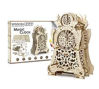 WOODEN.CITY Puzzle 3D in legno per realizzare orologi magici, puzzle in legno, modelli meccanici per adulti