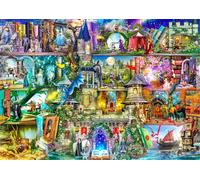 Wooden city - Puzzle Aimee Stewart: C'era una favola di legno - 2000 Pezzi