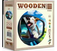 Wooden city - Puzzle Cane felice in legno - 250 Pezzi
