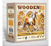 Wooden city - Puzzle Cavallo elegante - 500 Pezzi