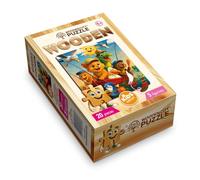 Wooden City Puzzle da 20 Pezzi - Avventure di Pesca