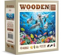 Puzzle in Legno Delfini Felici