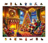 WOODEN.CITY - Puzzle di Natale da 1000 pezzi per adulti - La magia della vigilia - Puzzle invernale - Decorazione perfetta - Qualità superiore - Made in EU