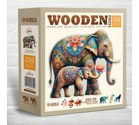 Wooden city - Puzzle Elefanti di fantasia - 250 Pezzi