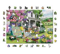 Wooden city - Puzzle Giardino di campagna in legno - 1000 Pezzi