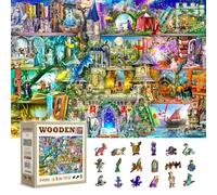 Wooden.City Puzzle in legno, 2000 pezzi, ideale per bambini e adulti, ideale come regalo di compleanno, dimensioni 801 x 532 mm