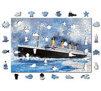 Wooden City - Puzzle in legno Titanic (L)