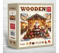 Wooden city - Puzzle Mercatino di Natale in legno - 1000 Pezzi