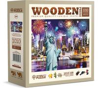 Wooden city - Puzzle New York di notte - 1000 Pezzi