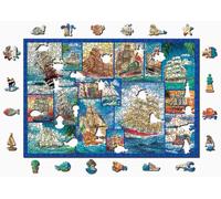 Wooden city - Puzzle Velieri 505 - 500 Pezzi