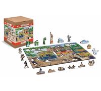 Wooden city - Puzzle Via Vittoriana 400 - 400 Pezzi