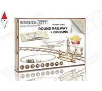 WOODEN.CITY WR324 Railway Series - Round Railway & Crossing scale 1:40