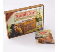 WOODEN.CITY Scrigno del tesoro Escape Room in a Box, scatola rigida per adulti, kit di legno per indizi, puzzle 3D Escape Room, puzzle meccanici in legno per adulti, scatola puzzle pirati