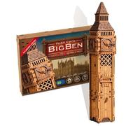 Scatola puzzle in legno Big Ben - Puzzle 3D in legno per adulti | Escape Room Challenge | Cluebox Style Wooden Trick Puzzle | Rompicapo duro | Non richiede colla | Prodotto in UE