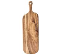 Wooden Cutting Board, Double Sided Chopping Tray, Handle Design with Sturdy Base, Kitchen Tool for Restaurant, Camping Use, Cheese, Steak Plates, Commercial Prep