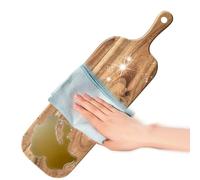 Wooden Cutting Boards, Wooden Salumi Board with Handle, Double-Sided Serving Platter Set for Cheese, Kitchen Prep, Commercial Restaurant, Outdoor, Camping, Food Presentation