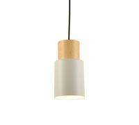 Wooden Cylindrical Small Hanging Lamp Personalized Pendant Light Adjustable Creative Chandelier Traditional Suspensiom Lamp Restaurant Danish Ceiling Lighting Fixture