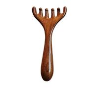 Wooden Deer Antlers Comb - Fashionable Sandalwood Texture, Wide Tooth Massage Tool, Improves bloodd circulationn, Durablee Handcrafted Material Ensures Gentle Styling | Bathroom Counter, Dressing Tabl