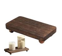 Wooden Display Shelf - Stackable Storage Holder for Photo Album | Multipurpose Home Decoration Organizer Stand for Cafe, Bedroom, Exhibition