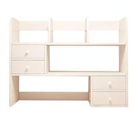Wooden Dorm Desk - Organizer per cappelli con porta di cabinet e storage elegante per Dorm Room Desk (White S)