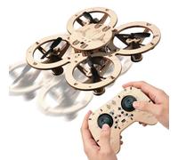 Wooden Drone Kit - Educational Assembly Remote Control Flying Toy