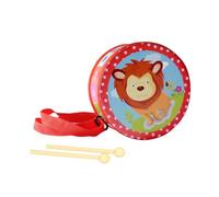 Wooden Drum Set Kids - 5.9in Adjustable Strap Music Percussion Toy