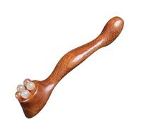 Wooden Eye Roller Tool, portatile Lightweight Massager, Standard Size Face Massage Tool with Smooth Rollers, Relaxation Spa Tools, Eye Massager with Durable Design, Massage Tools for Neck Body Home