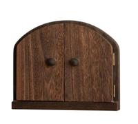Wooden Fairy Door - Wooden Outlet Plate Cover | Door Shape Wooden Pieces Outlet | Artistic Bedroom Decor For Kids, No-Punch Installation Light Control Guard, Child Proof Outlet Cover Plate For Wall