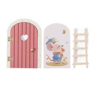Wooden Fairy Door - Wooden Tiny House Doors,Home Decoration, Decorative Accessories For Window School Dormitory Apartment Holiday Birthday Party Weekday Christmas