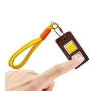 Wooden Fidget Keyring - Keyboard Clicker Sensory Toy, Decorative Relaxing Gadget with Portable Design, Mini Stress Relief Pendant with Keychain Loop, Fidget Accessory for Teens Adults Students Travel
