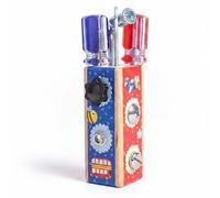Wooden Fine Motor Busy Block with Screws, Knobs Hand Activity for Seniors