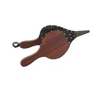 Wooden Fireplace Bellow,Manual Air Blower,Fire Bellow for Fireplace and Barbecue Fast Fire Starter for Outdoor Camping BBQ Grill Fireside Lighter with Hanging Strap Cast Nozzle