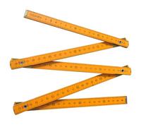 Wooden Folding Ruler - 1 Meter Metric Scale, Woodworking Craft Tool