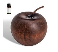 Wooden Fruit Aromatherapy, Solid Wood Fruit Scented Ornament, Rustic Car Fragrance Diffuser, Natural Creative Wooden Home Supplies, for Bathroom Spa Yoga Meditation Hotel (1 Set)