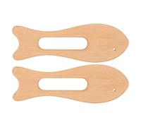 Wooden Gua sha bordo forma del pesce faggio lucido faggio robusto a levigatura strumento di raschiatura in legno per le gambe delle braccia back terapia di rilassamento per la casa