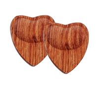 Wooden Guitar Picks, Heart Shape Picks, Anti-Slip Guitar Picks, Ukulele Guitar Picks, Solid Wood Picks, Smooth Guitar Pick, Ukulele Pick Set, Bass Guitar Picks, Guitarists Musician Picks, Heart Shaped