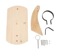 Wooden Ham Holder Stand | Stable Pine Wood Display Rack for Spanish Ham/Italian Prosciutto | Easy Assembly with Screws & Accessories (Large: Approx. 17.6x16.2x15cm / 6.93x6.38x5.91in)