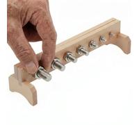 Wooden Hand Screw Busy Board for Seniors, Cognitive Activity and Focus Training, Hand Dexterity, Grip Strength, Finger Mobility, Hand Eye Coordination, Sensory Stimulation