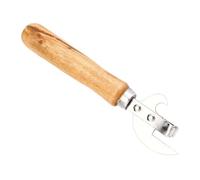 Wooden Handle Can Opener - Heavy Duty Manual Jar Tool | Ergonomic Lid Remover, Professional Bottle Opener, Stainless Steel Gadget, Kitchen Essentials for Restaurant Camping Picnic Home