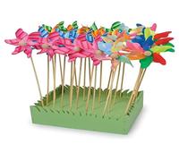Wooden Handled Windmill (Set of 24)