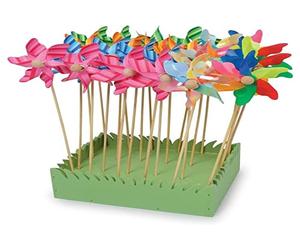 Wooden Handled Windmill (Set of 24)