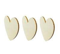 Wooden Heart Slices Unfinished Cutouts For DIY Crafts Christmas Embellishments Ornaments Per Lavori Artigianali, Matrimoni(30mm 50pcs)