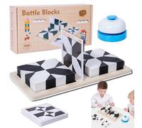 Wooden Hidden Block Puzzle, Hidden Building Blocks Puzzles Toys, Hiding Blocks Puzzle,Wooden Cube Puzzle Blocks Games,contain 40 Challenges Cards,Educational Assembly Puzzles (Two-version)
